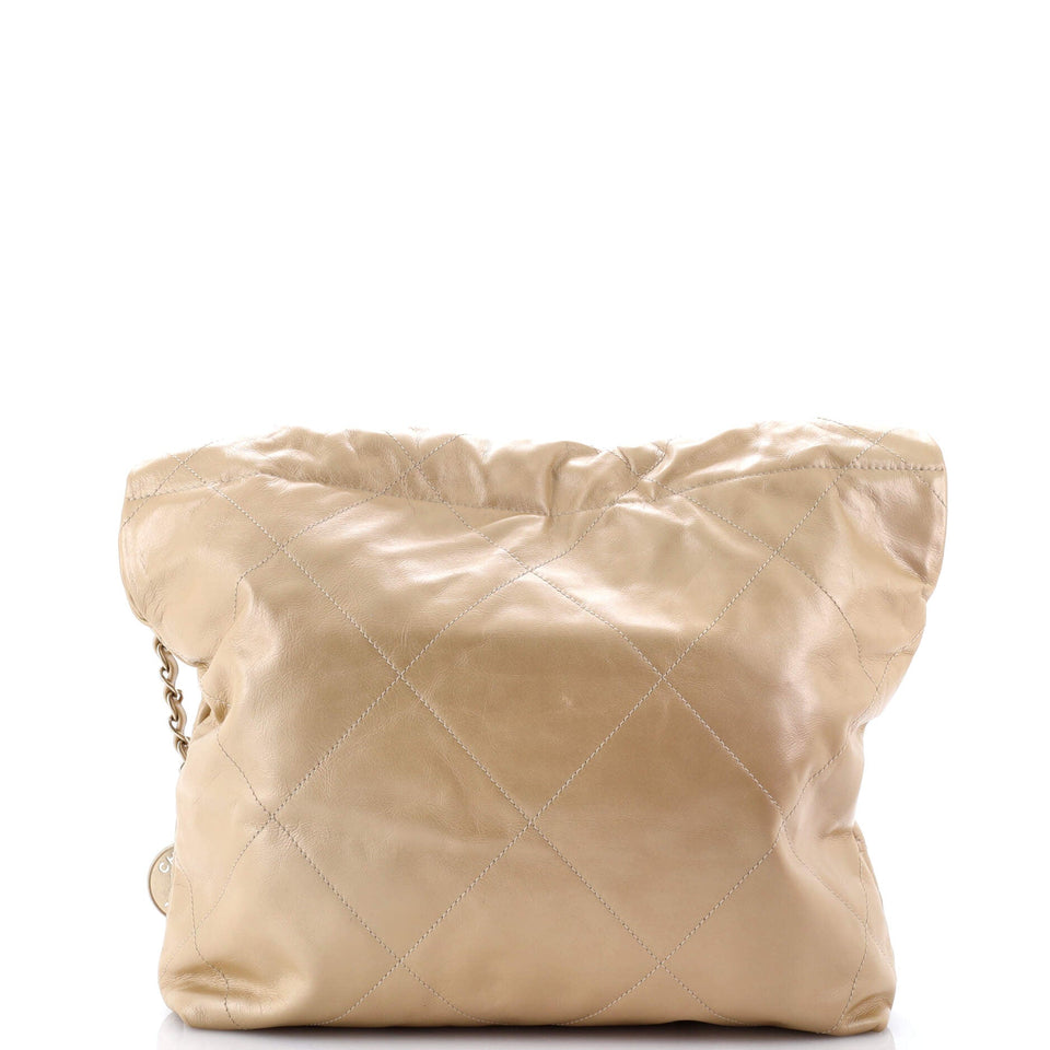 22 Chain Hobo Quilted Calfskin Large