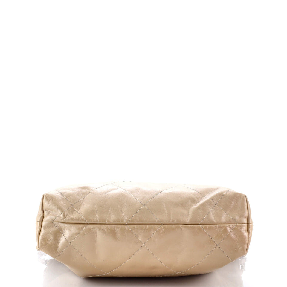 22 Chain Hobo Quilted Calfskin Large