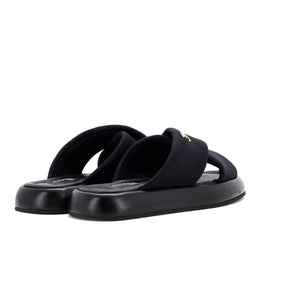 Women's CC Criss Cross Mule Sandals Fabric
