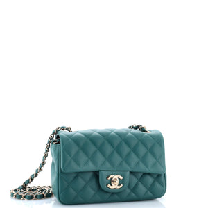 Classic Single Flap Bag Quilted Lambskin Mini