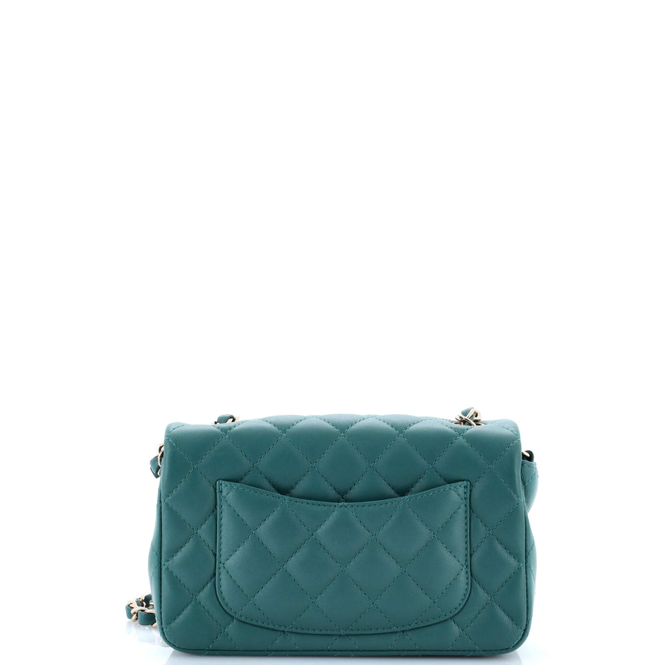 Classic Single Flap Bag Quilted Lambskin Mini