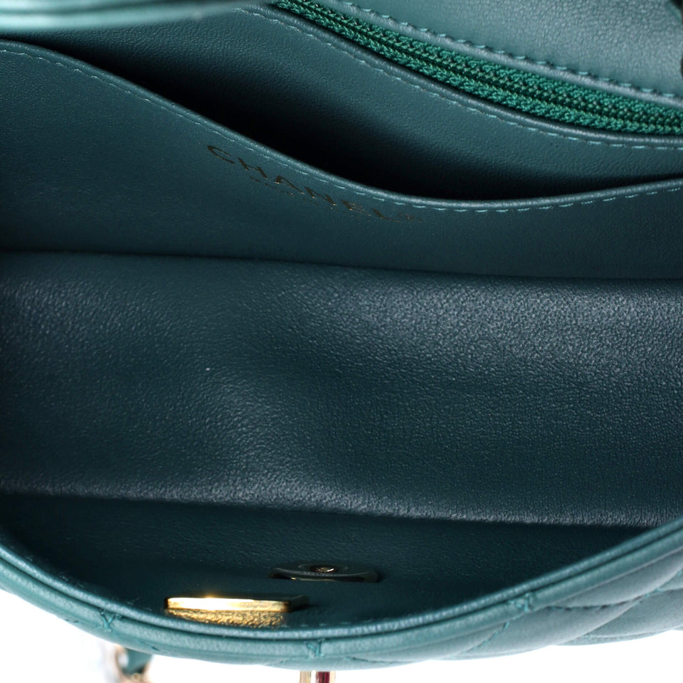 Classic Single Flap Bag Quilted Lambskin Mini