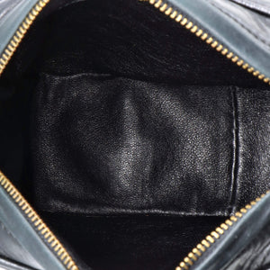 Vintage Diamond CC Camera Bag Quilted Leather Small
