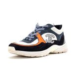 Women's CC Low-Top Sneakers Suede with Leather and Nylon