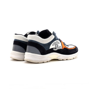Women's CC Low-Top Sneakers Suede with Leather and Nylon