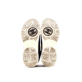 Women's CC Low-Top Sneakers Suede with Leather and Nylon