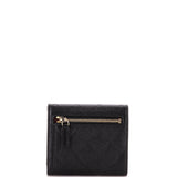 CC Compact Classic Flap Wallet Quilted Caviar