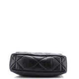 19 Flap Bag Quilted Leather Large
