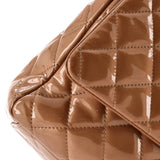 Classic Double Flap Bag Quilted Patent Maxi