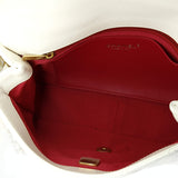 Fancy Jewel Chain Handle Flap Bag Quilted Lambskin Medium