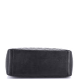 Grand Shopping Tote Quilted Caviar