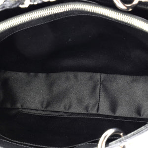 Grand Shopping Tote Quilted Caviar