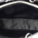 Grand Shopping Tote Quilted Caviar
