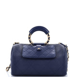 In The Loop Bowling Bag Quilted Caviar and Lambskin Small