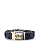 CC Elastic Belt Leather with Metal