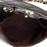 Classic Flap Chain Belt Bag Quilted Caviar Mini