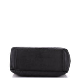 Grand Shopping Tote Quilted Caviar