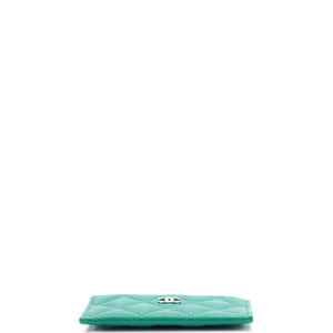 Classic Card Holder Quilted Caviar