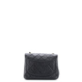 Vintage Square Classic Single Flap Bag Quilted Caviar Mini