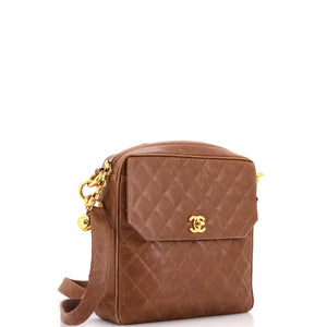 Vintage Front Pocket Camera Bag Quilted Caviar Small