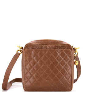 Vintage Front Pocket Camera Bag Quilted Caviar Small