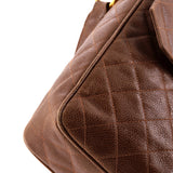 Vintage Front Pocket Camera Bag Quilted Caviar Small