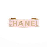 Logo Cuff Bracelet Metal with Enamel