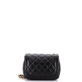 Pearl Crush Square Flap Bag Quilted Lambskin Mini