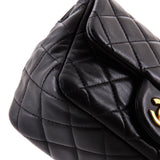 Pearl Crush Square Flap Bag Quilted Lambskin Mini