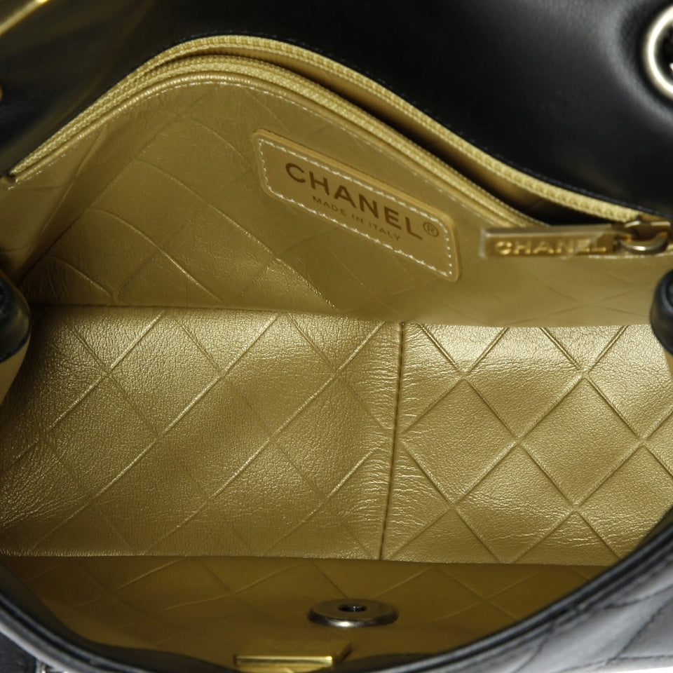 Coco Clips Flap Bag Embellished Quilted Lambskin Small