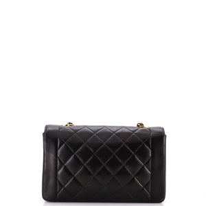 Vintage Diana Flap Bag Quilted Lambskin Medium