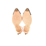 Women’s Cap Toe Pearl Slingback Pumps Leather