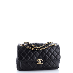 Daily Friend Flap Bag Quilted Lambskin Small