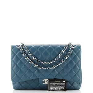 Classic Single Flap Bag Quilted Lambskin Maxi