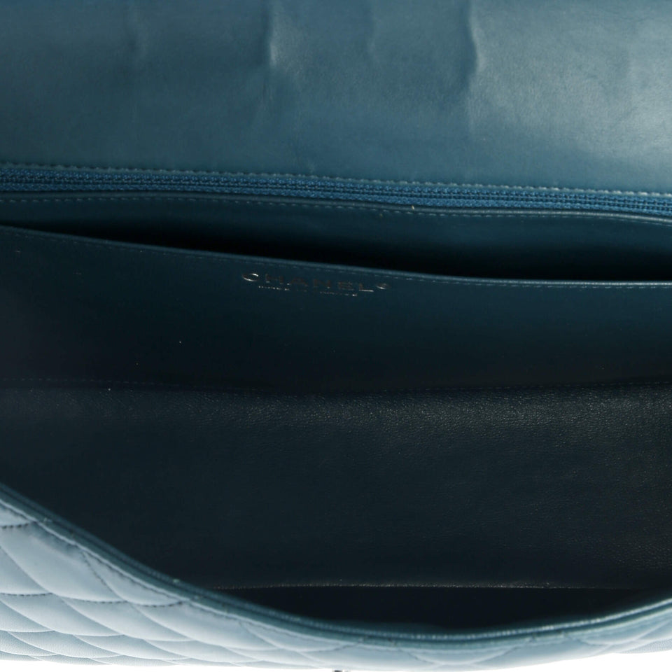 Classic Single Flap Bag Quilted Lambskin Maxi