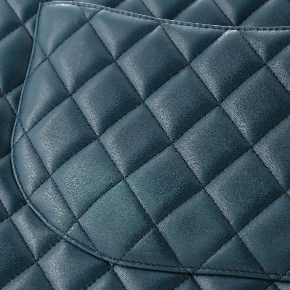 Classic Single Flap Bag Quilted Lambskin Maxi
