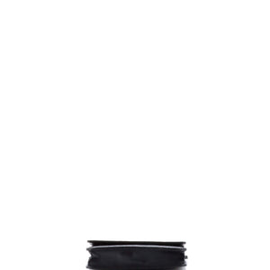 So Black Wallet on Chain Chevron Lambskin