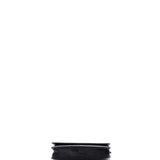 So Black Wallet on Chain Chevron Lambskin