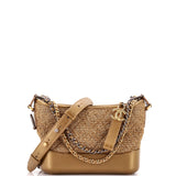 Gabrielle Hobo Quilted Tweed and Calfskin Small