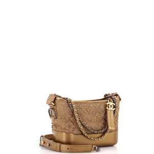 Gabrielle Hobo Quilted Tweed and Calfskin Small