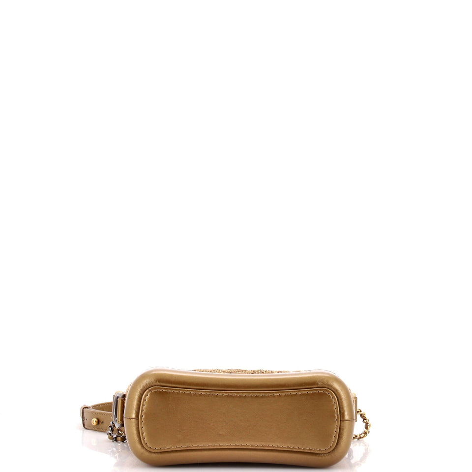Gabrielle Hobo Quilted Tweed and Calfskin Small