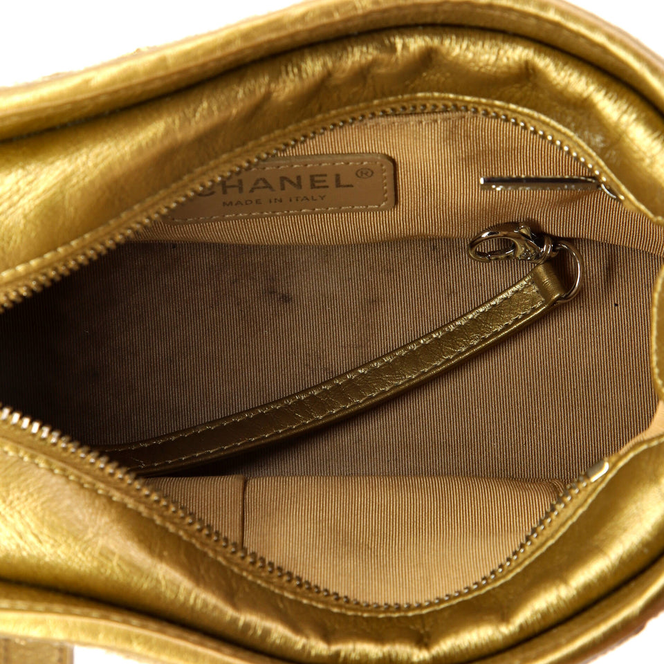 Gabrielle Hobo Quilted Tweed and Calfskin Small