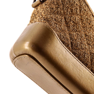 Gabrielle Hobo Quilted Tweed and Calfskin Small