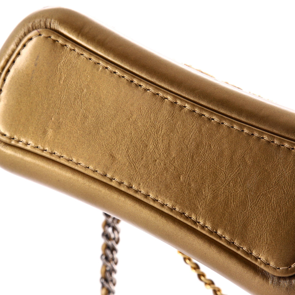 Gabrielle Hobo Quilted Tweed and Calfskin Small