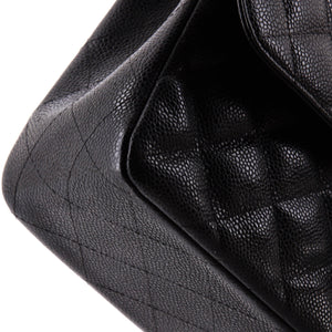 Classic Double Flap Bag Quilted Caviar Jumbo