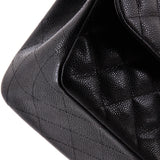 Classic Double Flap Bag Quilted Caviar Jumbo