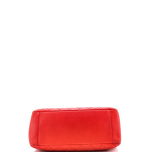 Grand Shopping Tote Quilted Caviar