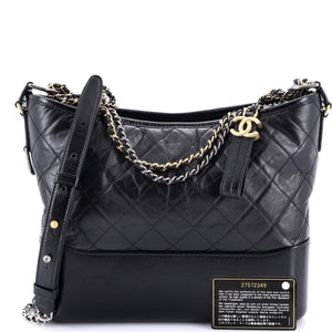 Gabrielle Hobo Quilted Aged Calfskin Medium