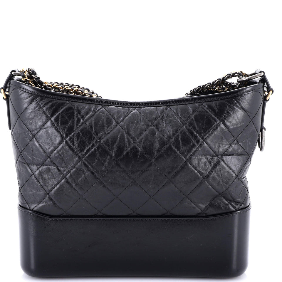 Gabrielle Hobo Quilted Aged Calfskin Medium