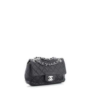 Classic Single Flap Bag Quilted Caviar Mini